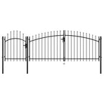 Garden Gate Woerden Steel 1x4 m Black