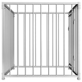 Outdoor Dog Kennel 100x100x100 cm - Side View