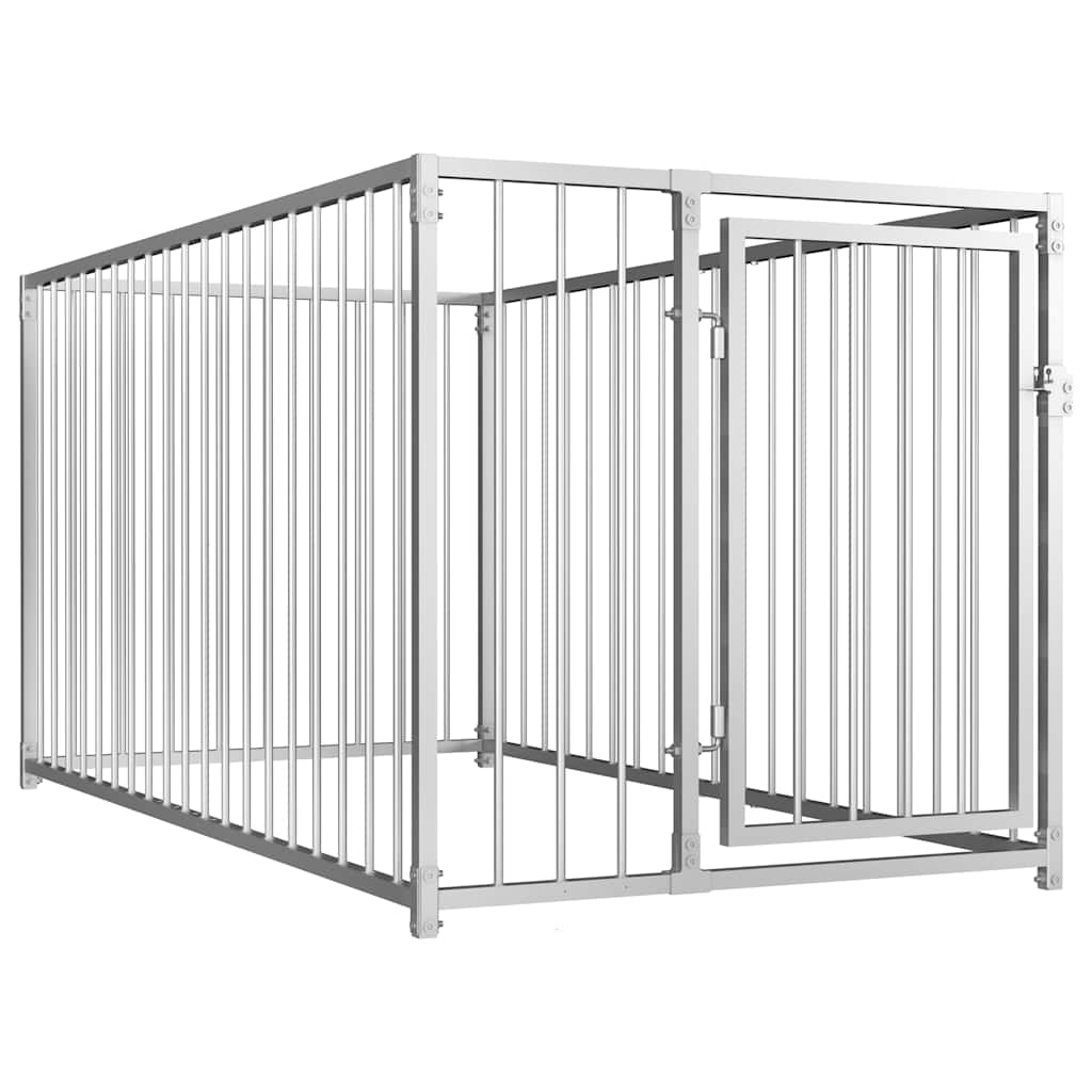 Outdoor Dog Kennel 100x200x100 cm
