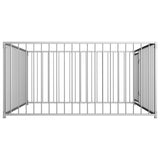 Outdoor Dog Kennel 200x200x100 cm - Side View
