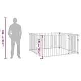 Outdoor Dog Kennel 200x200x100 cm
