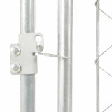 Outdoor Dog Kennel with Roof 200x100x125 cm - Rear View