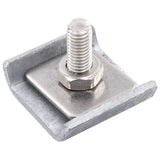 Grid Mat Connector 25 Sets Silver - Front View