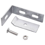 Wall Corner Connector 10 Sets Silver - Side View