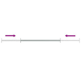 Adjustable Security Window Bar 710-1200 mm