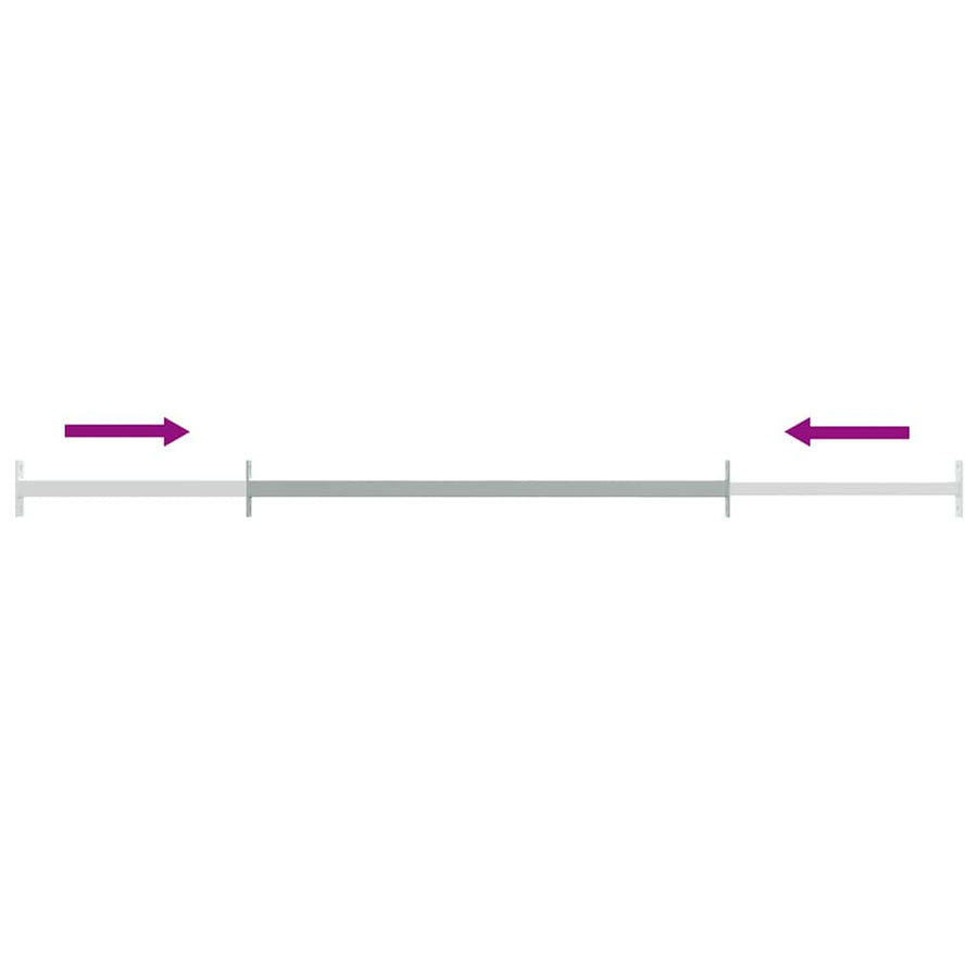 Adjustable Security Window Bars 3 pcs 710-1200 mm