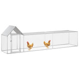 Chicken Coop 5x1x1.5 m Galvanised Steel