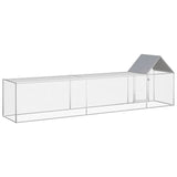Chicken Coop 5x1x1.5 m Galvanised Steel