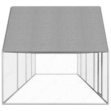 Chicken Coop 8x2x2 m Galvanised Steel - Side View