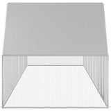Chicken Coop 8x2x2 m Galvanised Steel