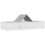 Chicken Coop 6x2x2 m Galvanised Steel