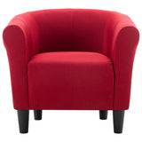 Armchair Wine Red Fabric