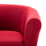 Armchair Wine Red Fabric