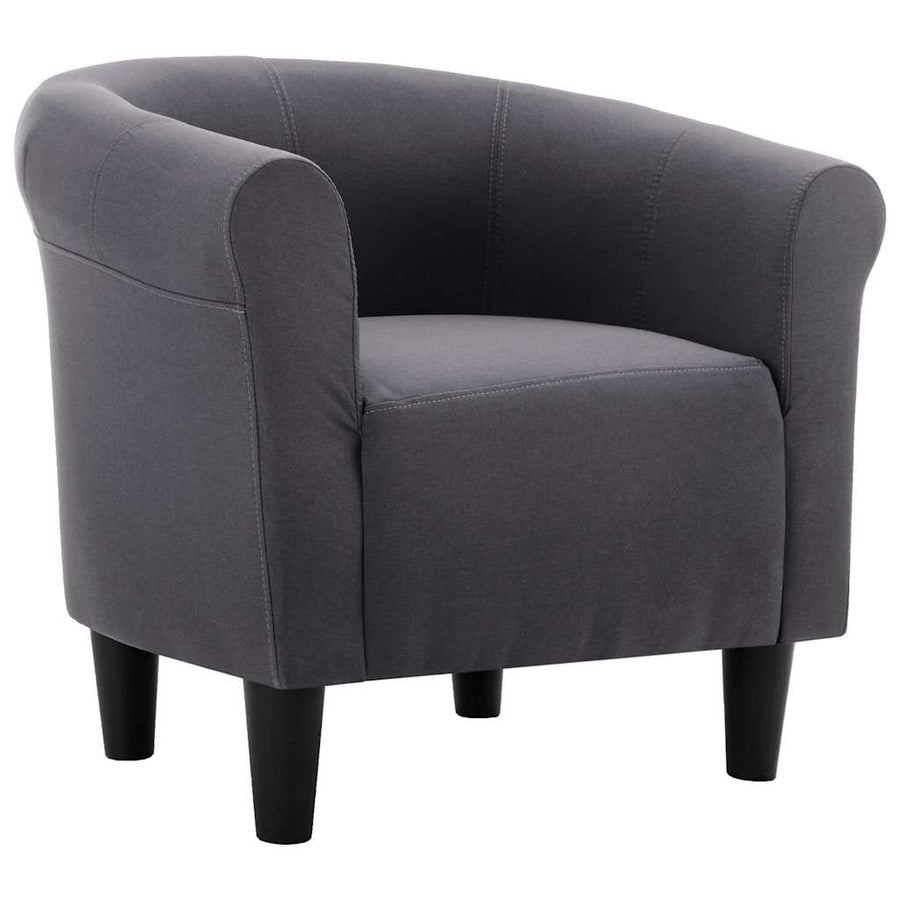 Armchair Black Fabric