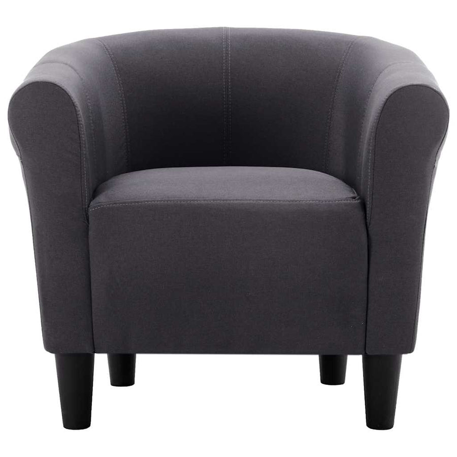 Armchair Black Fabric