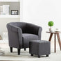 Armchair Black Fabric