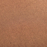 2 Piece Armchair and Stool Set Brown Fabric