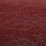 Tub Chair Wine Red Faux Leather - Close-Up Angle