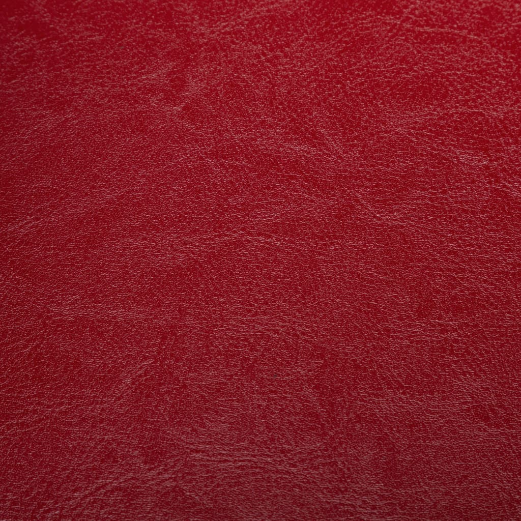 Tub Chair Red Faux Leather