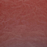 Tub Chair with Footstool Wine Red Faux Leather