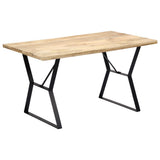 Dining Table 140x80x76 cm Solid Mango Wood