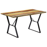 Dining Table 140x80x76 cm Solid Reclaimed Wood - Extra Image