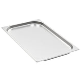 Gastronorm Containers 4 pcs GN 1/1 20 mm Stainless Steel - Top-Down View