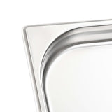 Gastronorm Containers 4 pcs GN 1/1 40 mm Stainless Steel - Close-Up Angle