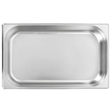 Gastronorm Containers 4 pcs GN 1/1 100 mm Stainless Steel - 45-Degree Angle
