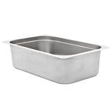 Gastronorm Containers 2 pcs GN 1/1 150 mm Stainless Steel - Side View
