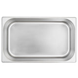 Gastronorm Containers 2 pcs GN 1/1 150 mm Stainless Steel - 45-Degree Angle
