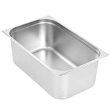 Gastronorm Containers 2 pcs GN 1/1 200 mm Stainless Steel - Top-Down View
