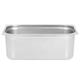 Gastronorm Containers 2 pcs GN 1/1 200 mm Stainless Steel - Rear View
