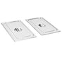 Lids for GN 1/1 Pan 2 pcs Stainless Steel