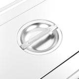Lids for GN 1/1 Pan 2 pcs Stainless Steel - 45-Degree Angle