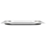 Gastronorm Containers 8 pcs GN 1/2 20 mm Stainless Steel - Rear View