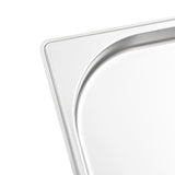 Gastronorm Containers 8 pcs GN 1/2 20 mm Stainless Steel - Close-Up Angle