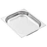 Gastronorm Containers 8 pcs GN 1/2 40 mm Stainless Steel - Top-Down View