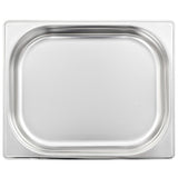 Gastronorm Containers 8 pcs GN 1/2 40 mm Stainless Steel - 45-Degree Angle