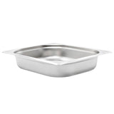 Gastronorm Containers 4 pcs GN 1/2 65 mm Stainless Steel - Side View