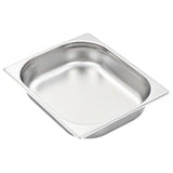 Gastronorm Containers 4 pcs GN 1/2 65 mm Stainless Steel - Top-Down View