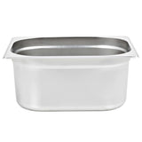 Gastronorm Containers 2 pcs GN 1/2 150 mm Stainless Steel - Rear View
