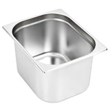 Gastronorm Containers 2 pcs GN 1/2 200 mm Stainless Steel - Top-Down View