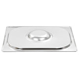 Lids for GN 1/2 Pan 2 pcs Stainless Steel - Top-Down View