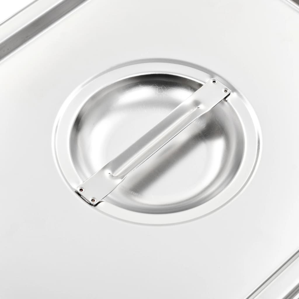 Lids for GN 1/2 Pan 2 pcs Stainless Steel