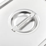 Lids for GN 1/2 Pan 2 pcs Stainless Steel - 45-Degree Angle