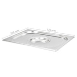 Lids for GN 1/2 Pan 2 pcs Stainless Steel