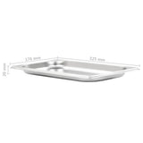 Gastronorm Containers 12 pcs GN 1/3 20 mm Stainless Steel