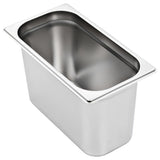 Gastronorm Containers 4 pcs GN 1/3 200 mm Stainless Steel - Top-Down View