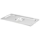 Lids for GN 1/3 Pan 4 pcs Stainless Steel - Front View